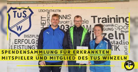 Spendensammlung Tim Wahl - TuS Winzeln