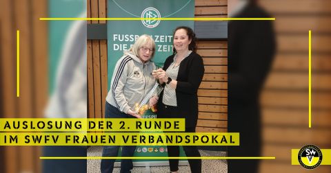 Auslosung 2. Runde Frauen Verbandspokal