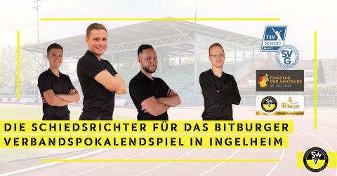 Schiedsrichter Bitburger Verbandspokalendspiel 2024