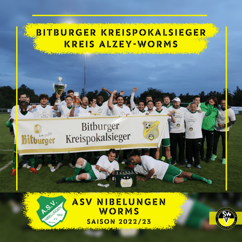 Bitburger Kreispokalsieger ASV Nibelungen Worms 2023