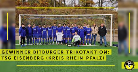 Gewinner Bitburger Trikotaktion TSG Eisenberg