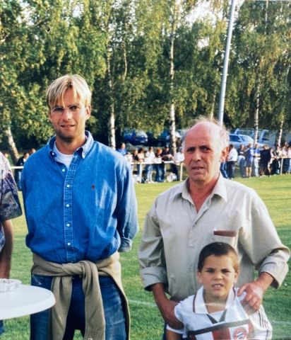 Heinz Hinkel (rechts) mit Jürgen Klopp