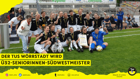 TuS Wörrstadt Ü32-Seniorinnen-Südwestmeister