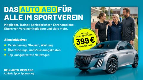 Peugeot 208 GT – 399 € monatlich Peugeot 208 GT – 399 € monatlich