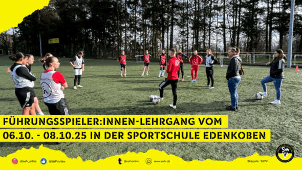 Führungsspielerinnen und Führungsspielerlehrgang in der Sportschule Edenkoben