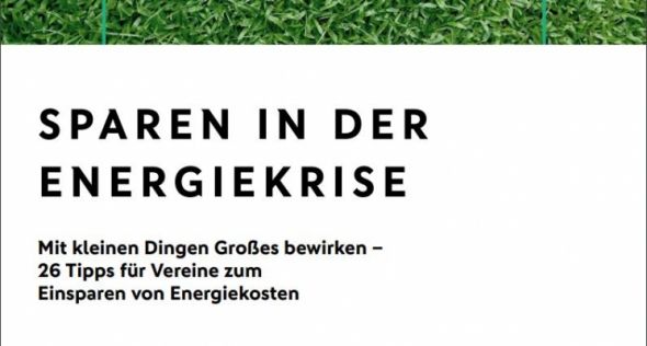 Quelle: DFB Sparen in der Energiekrise