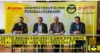 v.l.n.r.: Dirk Martin (Lotto RLP), Jürgen Häfner (Lotto RLP), Dr. Hans-Dieter Drewitz (SWFV) und Michael Monath (SWFV)
