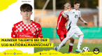 Mainzter Talente. Maximilian Polzin (links) und Luca Hampel (rechts) im Aufgebot der U16-Nationalmannschaft