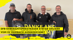 Bild von links nach rechts: Markus Hennes (Vorstandsmitglied SV Ohmbach), Preisträger Stefan Ohliger (1. Vorsitzender SV Ohmbach), Peter Degen (SWFV-Kreisehrenamtsbeauftragter) und der Melder vom SV Ohmbach Andreas Meiser (2. Vorsitzender)