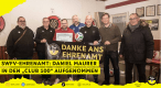 v.l.n.r.: Udo Marx KA Bad Kreuznach , Axel Rolland SWFV-Vizepräsident, Club100 Mitglied Daniel Maurer, 2.Vorsitzender TUS Meddersheim Stephan Weck, Kreisehrenamtsbeauftragter und stellv. Kreisvorsitzender Bad Kreuznach Werner Ehle, Ortsbürgermeister von Meddersheim Bernd Schuhmacher und Kreisausschussmitglied Bad Kreuznach Jörg Beddies