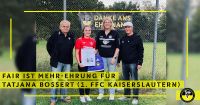 Fair ist mehr Ehrung des SWFV beim 1. FFC Kaiserslautern