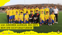 Mannschaftsbild der U16-Junioren (Jahrgang 2009)