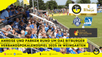 Blick auf das Stadion in Weingarten beim Pokalendspiel 2022