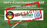Kunstrasenseminar abgesagt