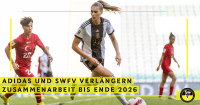 Die ehemalige SWFV-Auswahlspielerin Jule Brand im neuen DFB-Trikot von adidas