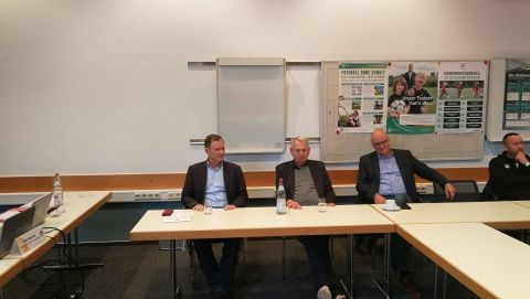 SWFV-Ehrenmitglied Hans E. Lorenz, Präsident Dr. Hans-Dieter Drewitz, Vorsitzender Kontrollgremium Folkmar Broszukat