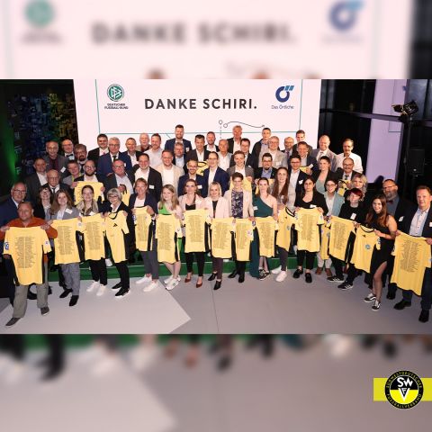 Schiedsrichter Ehrungsveranstaltung Danke Schiri