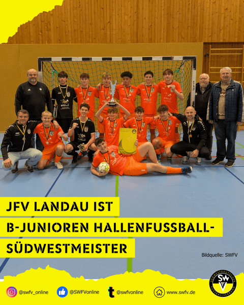 Hallenfußball Südwestmeister B-Junioren