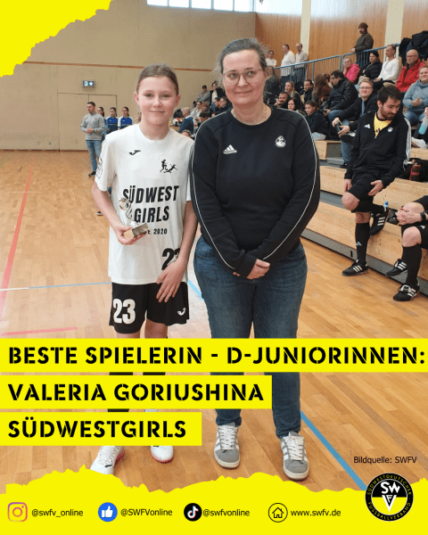 Beste Spielerin D-Juniorinnen
