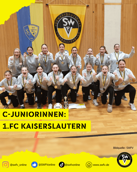 C-Juniorinnen Futsal Südwestmeister