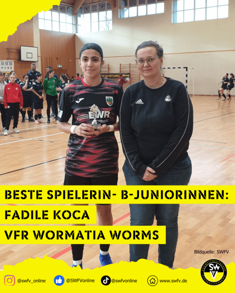Beste Spielerin B-Juniorinnen