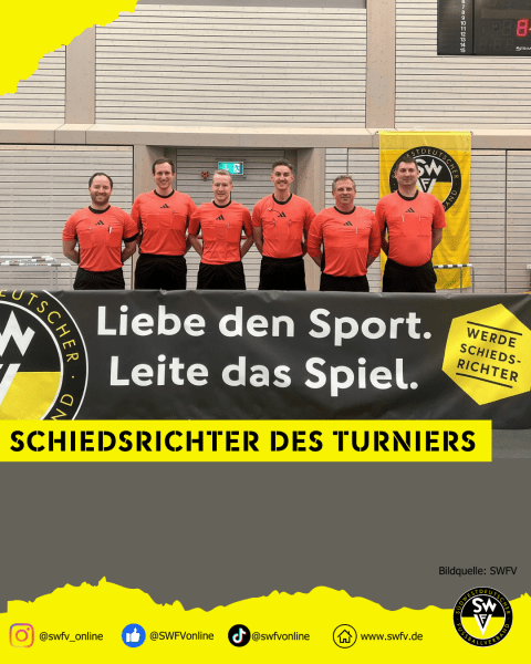 Schiedsrichter Futsal-Südwestmeisterschaften 2026