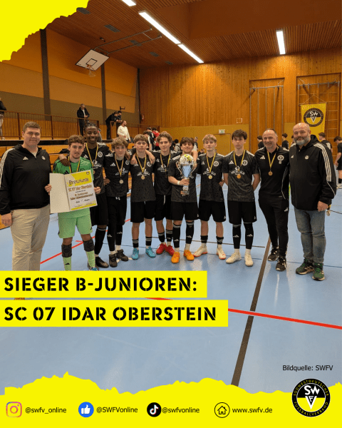 B-Junioren Sieger - Futsal - SC Idar-Oberstein 