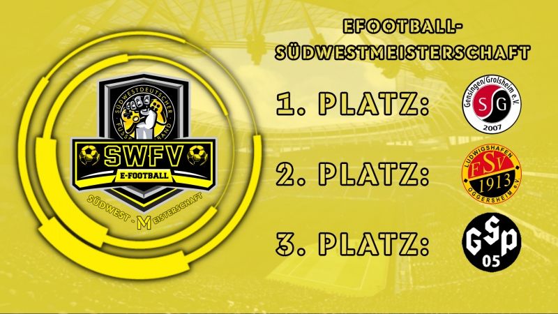 Gewinner SWFV eFOOTBALL-Südwestmeisterschaft 2022