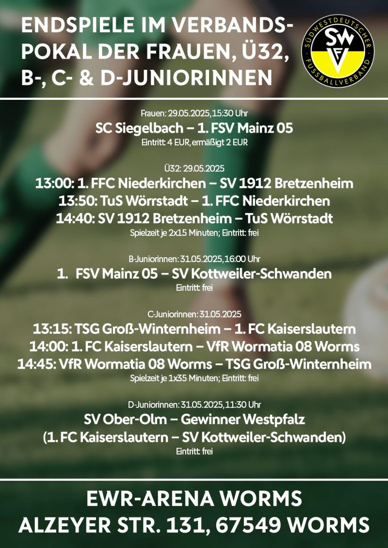 Spielankündigungsplakat
