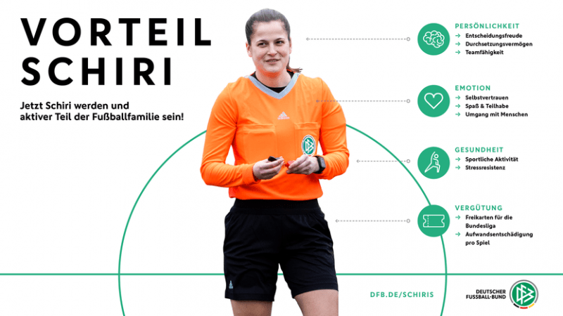 Schiri Vorteile