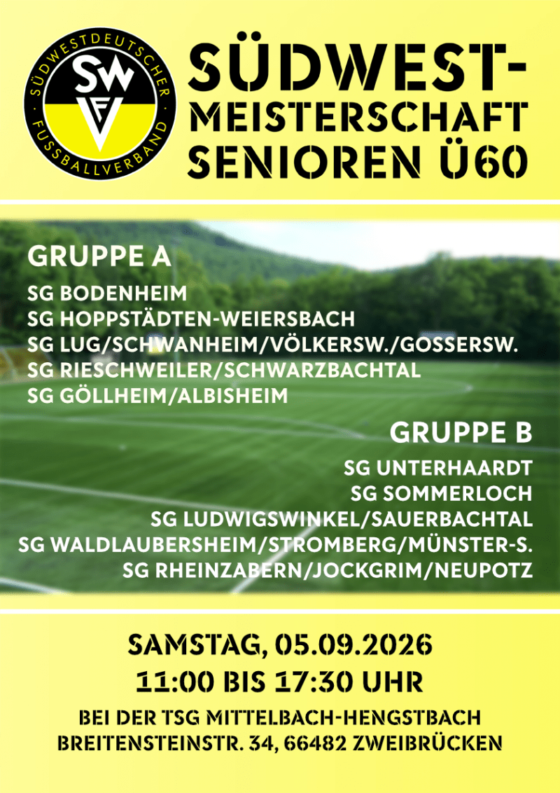 Ü60 Plakat